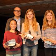 Die Schulsiegerinnen am Gymnasium